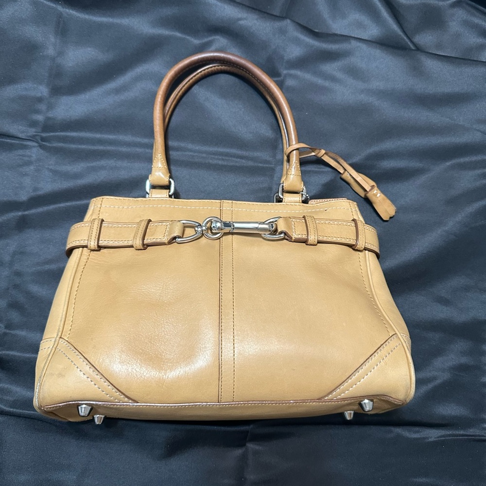 Coach Tan Leather Hamilton Shoulder Bag